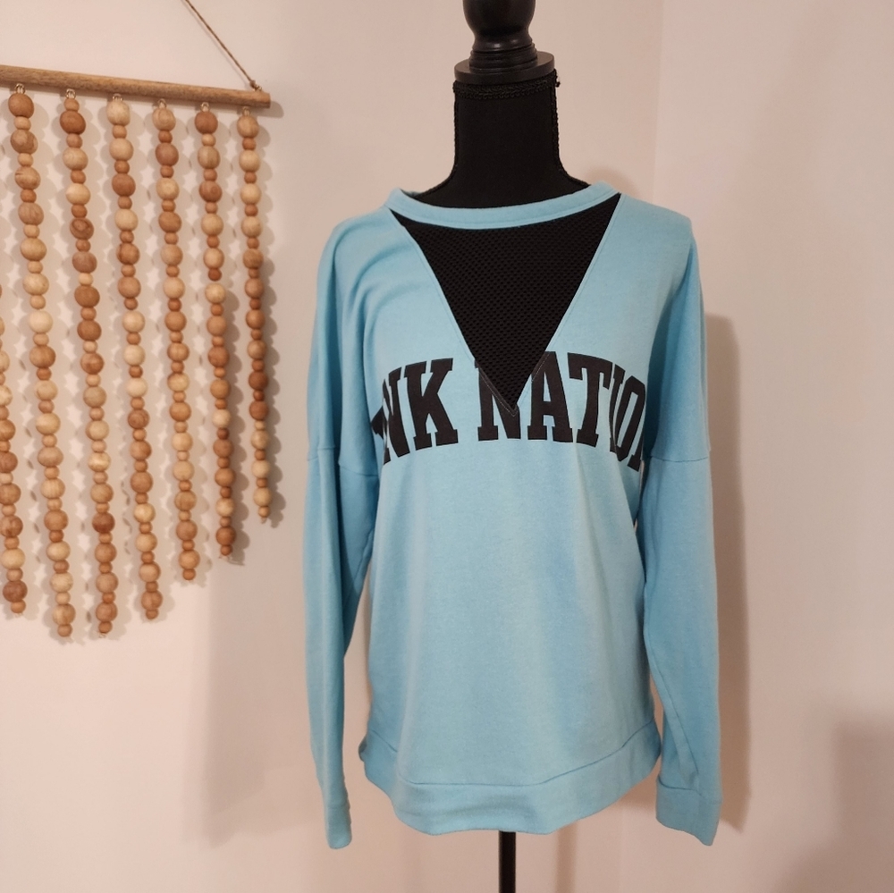 PINK Pullover Longsleeve Shirt Size S
